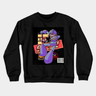 vaporwave anime aesthetic video game megaman Crewneck Sweatshirt